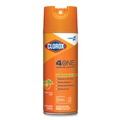 Disinfecting & Cleaning Solutions | Clorox 31043 14 oz. Citrus 4-in-1 Disinfectant and Sanitizer Aerosol Spray (12/Carton) image number 1