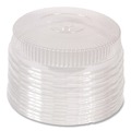 Food Containers & Lids | Handi-Foil 2012DL 16 in. Diameter Round Embossed Plastic Dome Lid Fits 212/213 - Clear (25/Carton) image number 1