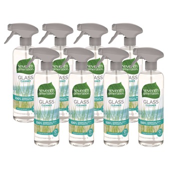 GLASS CLEANERS | Seventh Generation 44712CT 23 oz. Trigger Spray Bottle Natural Glass and Surface Cleaner - Sparkling Seaside (8/Carton)