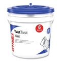 Cleaning Cloths & Wipes | WypAll 06411 WetTask Customizable Wet Wiping System Critical Clean Wipers for Bleach/Disinfectants/Sanitizers with Bucket (540/Carton) image number 4