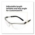 Eye Protection | 3M 11376-00000-20 BX Molded-In 2.5plus Diopter Strength Safety Glasses - Silver/Black Frame, Clear Lens image number 3
