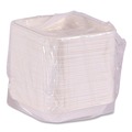 Perforated Roll & Hand Towels | Eco-Products EP-SCS5 5.04 in. x 5.04 in. x 1.09 in. 10 oz. WorldView Renewable Molded Fiber Containers - White (800/Carton) image number 1