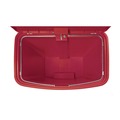 Indoor Waste Receptacles | Rubbermaid Commercial 1883564 Streamline 8-Gallon Front Step Style Resin Step-On Container - Red image number 5