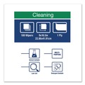 Cleaning Cloths & Wipes | Tork 192475 1-Ply 9 in. x 16.5 in. Unscented Low-Lint Cleaning Cloth - Turquoise (800/Carton) image number 5