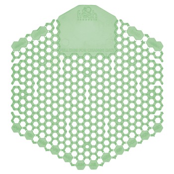 Fresh Products 3WDS-F-010I060M-02 Wave 3D Urinal Deodorizer Screen - Cucumber Melon Scent, Green (10/Box)