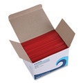Straws/Stems/Sticks | Boardwalk BWKSTRU525R10 5.25 in. Polypropylene Single-Tube Stir-Straws - Red (10000/Carton) image number 2