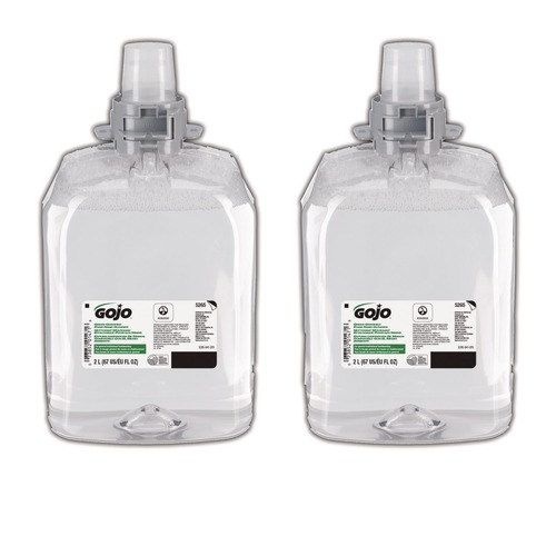 Soap Refills | GOJO Industries 5265-02 2000 mL Refill Green Certified Foam Hand Cleaner (2/Carton) image number 0