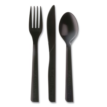 CUTLERY KITS | Eco-Products EP-S115 6 in. 100 percent Recycled Content Cutlery Kit - (250/Carton)