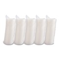 Food Containers & Lids | Dart 48JL Flat Vented Plastic Lids for 24 - 32 oz. Foam Containers - Translucent (500/Carton) image number 2