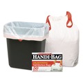 Drawstring & Kitchen Bags | Handi-Bag 1516848 13 Gallon 0.6 Mil, 24 in. x 27.4 in. Drawstring Kitchen Bags - White (300/Carton) image number 0