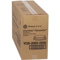 Food Containers & Lids | Pactiv Corp. YCI800090000 8.75 in. x 0.8 in. ClearView Dome-Style Plastic Lid with Tabs - Clear (126/Carton) image number 1