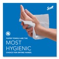 Perforated Roll & Hand Towels | Scott 03650 9.2 in. x 9.4 in. Multi-Fold Towels - White (3000/Carton) image number 6