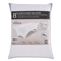 Table Covers & Skirts | Iceberg 16533 iGear 30 in. x 96 in. Polyester Fabric Table Cover - White image number 0