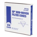 Sorbents | AmerCareRoyal EFC10 10 in. Non-Woven Filter Cones for Fryer Oil (500/Carton) image number 0
