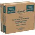 Cup Lids | Dart DLR626 PET Ultra Clear Dome Cold Cup Lids Fits 16 oz. to 24 oz. Cups - Clear (1000/Carton) image number 0
