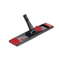 Floor Dusters & Accessories | Rubbermaid Commercial 2132428 18.25 in. x 4 in. Adaptable Flat Mop Frame - Black/Gray/Red image number 0