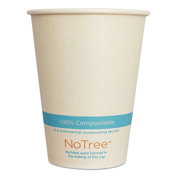 World Centric CUSU12C 12 oz. NoTree Paper Cold Cups - Natural (1000/Carton)