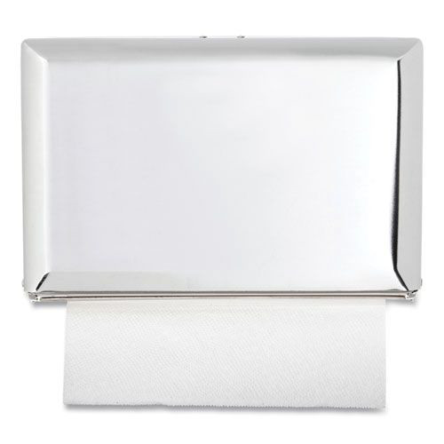 Towel Dispensers | San Jamar T1800XC 10.75 in. x 6 in. x 7.5 in. Singlefold Paper Towel Dispenser - Chrome image number 0