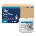 Perforated Roll & Hand Towels | Tork 192128 9.8 x 15.2 Paper Wiper Plus - White (2/Carton) image number 1