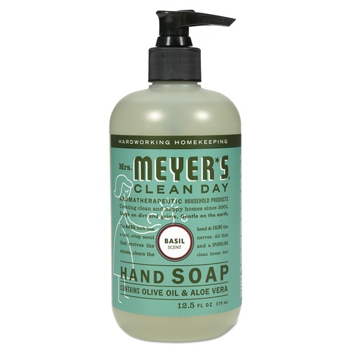 Hand Soaps | SC Johnson 651344 Clean Day 12.5 oz Liquid Hand Soap - Basil Scent image number 0