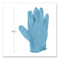 Janitorial Disposable & Single Use Gloves | Boardwalk 382XXLCTA 9.5 in. 5 mil Disposable Examination Nitrile Gloves - XX-Large/Blue (1000/Carton) image number 3