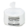 Plates | Tablemate 9644WH 9 in. Diameter Plates Plastic Dinnerware - White (500/Carton) image number 2