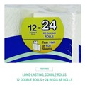 Perforated Roll & Hand Towels | Windsoft SOD418231 11 in. x 6 in. 2-Ply Premium Kitchen Roll Towels - White (110/Roll, 12 Rolls/Carton) image number 6