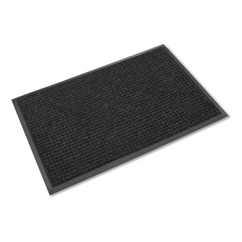 Crown SS R046CH 45 in. x 68 in. Super-Soaker Polypropylene Mat with Gripper Bottom - Charcoal