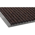 Floor Mats | Crown NR 0310BR 36 in. x 120 in. Needle Rib Polypropylene Wipe and Scrape Mat - Brown image number 1