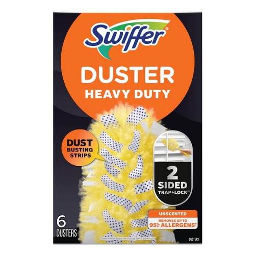 Dusters | Swiffer 21620BX Heavy Duty Dust Lock Fiber Dusters Refill (6/Box) image number 0