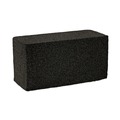 Grill Scrubbers | Boardwalk GB12PC 8 in. x 4 in. Grill Brick - Black (12/Carton) image number 2