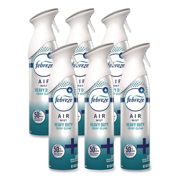 PRODUCTS | Febreze 80841940 8.1 oz AIR - Heavy Duty Crisp Clean (6/Carton)