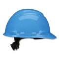 Head & Face Protection | 3M H-703SFR-UV SecureFit H-Series 4-Point Pressure Diffusion Ratchet Suspension H-700 Cap with UV Indicator Hard Hats - Blue image number 1