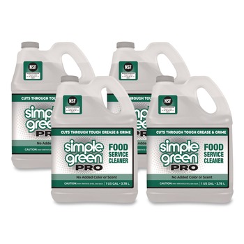 Simple Green 0610100401128 1 Gallon Pro Food Service Cleaner (4/Carton)