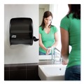 Towel Dispensers | Tork 83TR 12.49 in. x 8.6 in. x 12.82 in. Compact Hand Towel Roll Dispenser - Smoke (1/Carton) image number 8