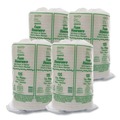 Plates | Dart 9CPWQR 9 in. Diameter 3 Compartment Quiet Classic Laminated Foam Plates - White (500/Carton) image number 1
