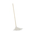 Mops | Boardwalk BWK116R 16 oz. Rayon Fiber Head Deck Mop with Wooden Handle (6/Carton) image number 0