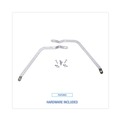 Handles & Braces | Boardwalk BWK119 0.5 in. x 12 in. Metal Handle Braces for 24 to 48 in. Floor Sweeps - Large image number 3