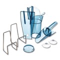 Kitchen Tools & Gadgets | San Jamar SAN SI5000 6 - 10 oz. Saf-T-Scoop and Guardian System for Ice Machines - Transparent Blue image number 3