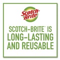 Scouring Pads & Sticks | Scotch-Brite 7232FCT Dobie All-Purpose Cleaning Pad 4.3 x 2.6 0.5-in Thick Yellow 3/Pack 8 Packs/Carton image number 3