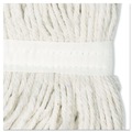 Mop Heads | Boardwalk BWK2020REA #20 Cut-End Rayon Wet Mop Head - White image number 3