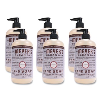 PRODUCTS | Mrs. Meyer's SJN390066 12.5 oz. Lavander Clean Day Liquid Hand Soap (6/Carton)