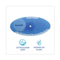 Metered Dispenser Refills | Boardwalk CURVP010I060M06AAS8100 Curved Solid Air Freshener - Cotton Blossom, Blue (10/Box) image number 4