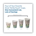 Cup Lids | Dixie D9542 10 oz. - 20 oz. Hot Cups Drink-Thru Dome Lids - White (100/Pack) image number 5
