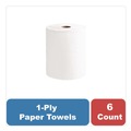 Perforated Roll & Hand Towels | Scott 56158 8 in. x 800 ft. 1-Ply Universal 100 Percent Recycled Fiber Hard Roll Paper Towels - White (6/Carton) image number 3