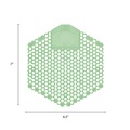 Toilet & Urinal Deodorizers | Fresh Products 3WDS-F-010I060M-02 Wave 3D Urinal Deodorizer Screen - Cucumber Melon Scent, Green (10/Box) image number 3