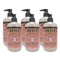 Hand Soaps | Mrs. Meyer's SJN391525 12.5 oz. Geranium Clean Day Liquid Hand Soap (6/Carton) image number 0
