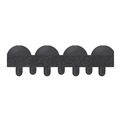Floor Mats | Crown YF 0034BK 36 in. x 48 in. Yoga-Flex Anti-Fatigue Mat - Black image number 2
