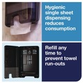Towel Dispensers | Tork 553028 Xpress 11.9 in. x 4 in. x 17.5 in. H2 Multifold Hand Towel Dispenser - Black image number 1