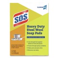 Scouring Pads & Sticks | S.O.S. 88320 2.4 in. x 3 in. Steel Wool Soap Pads (15 Pads/Box 12 Boxes/Carton) image number 5